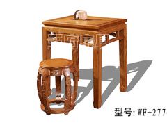 仿古老榆木餐桌椅